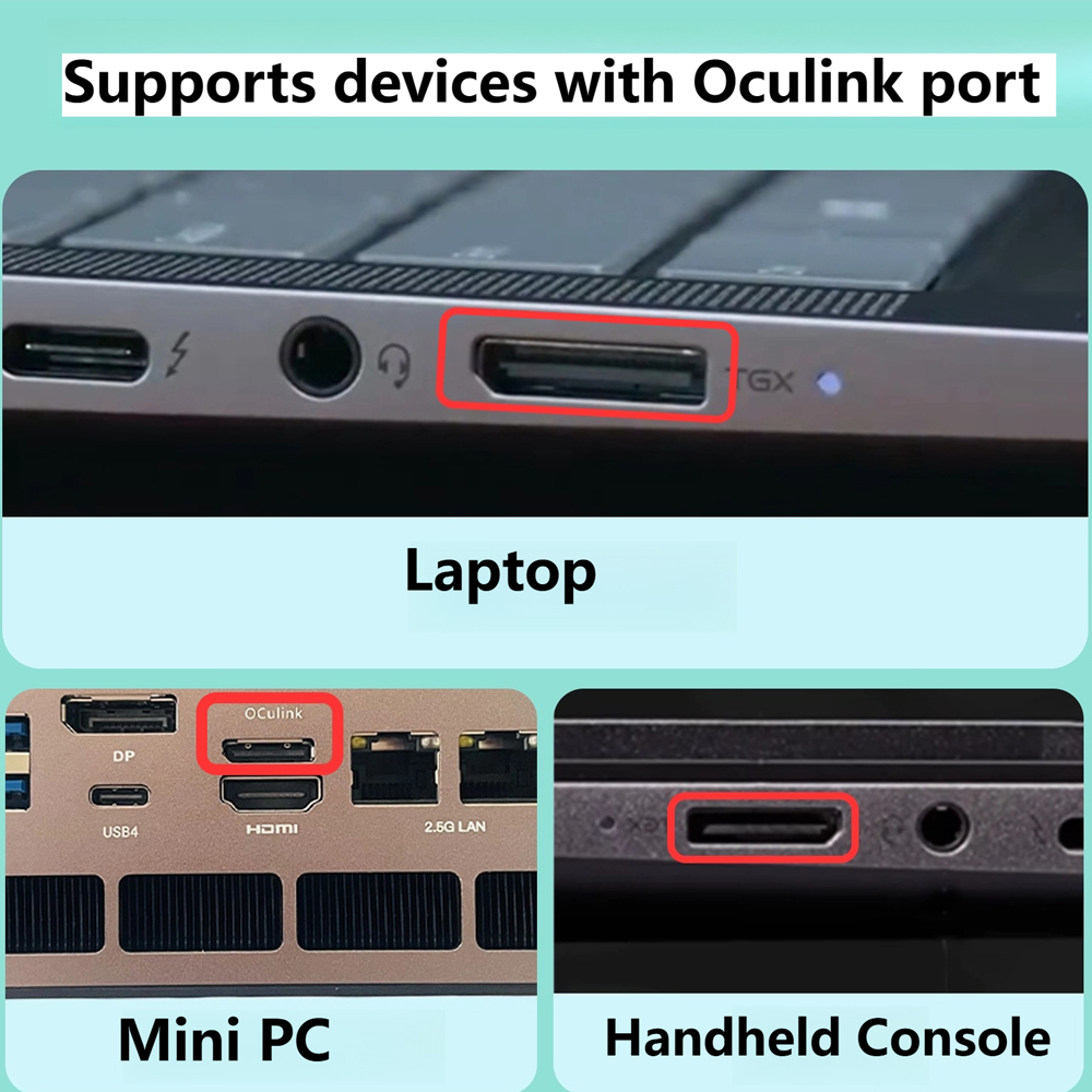 Oculink eGPU Graphics Card Doc - огляд і ціна Oculink Egpu Mini Pc