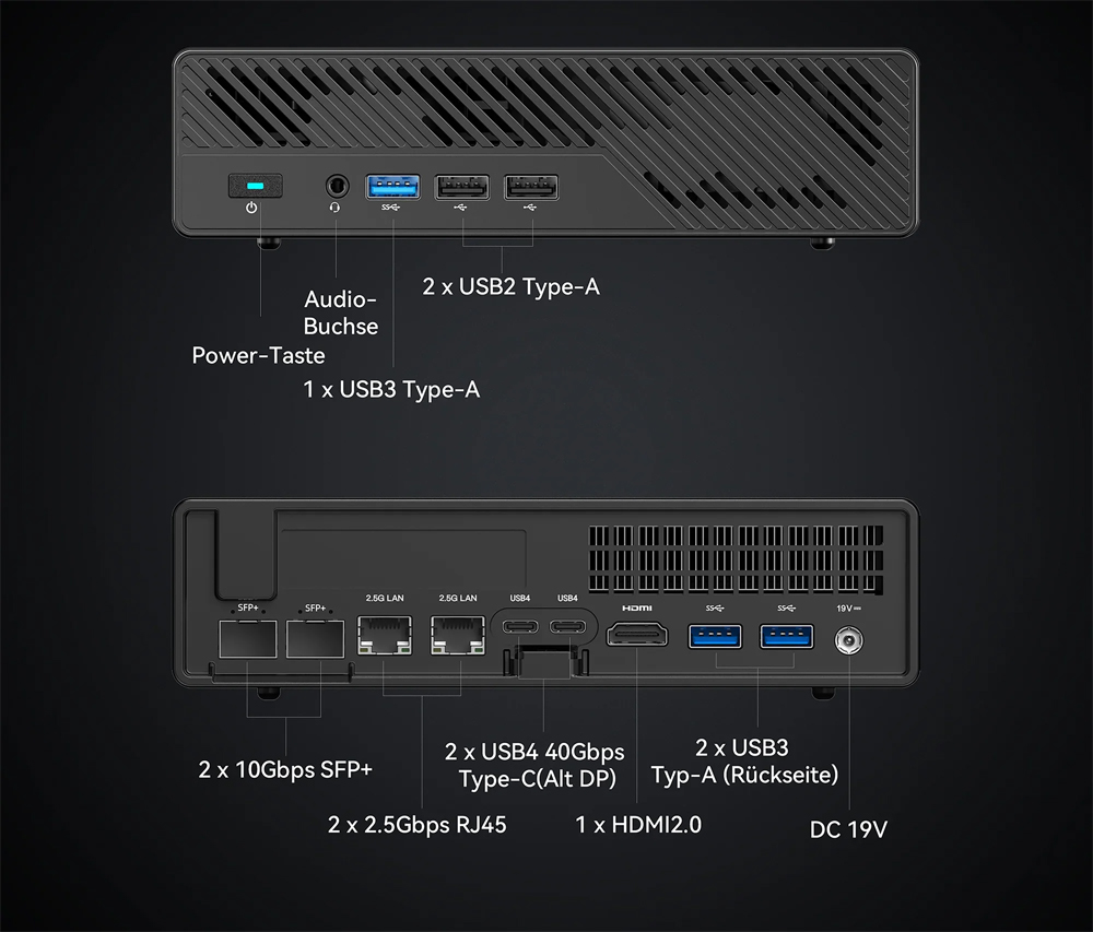 MINISFORUM Mini PC MS-01 Intel - огляд і ціна Intel Core I9 13900H Mini Pc