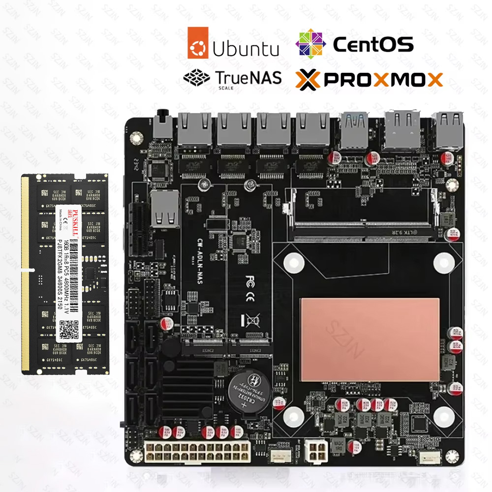 ITX N150 Motherboard Nas Set A - огляд і ціна Nas Motherboard 8 Sata Mini Itx