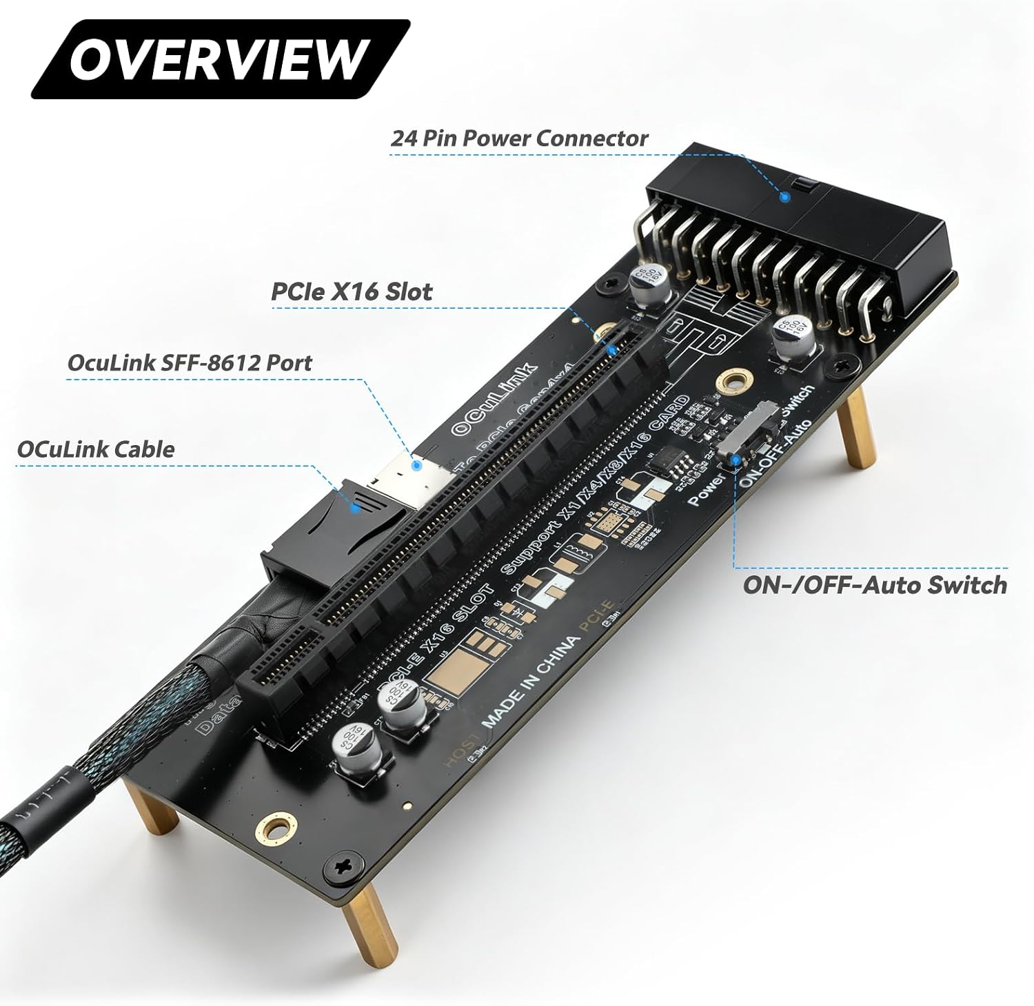 OCuLink PCIe 4.0 X4 64Gbps SFF - огляд і ціна Oculink Egpu Mini Pc