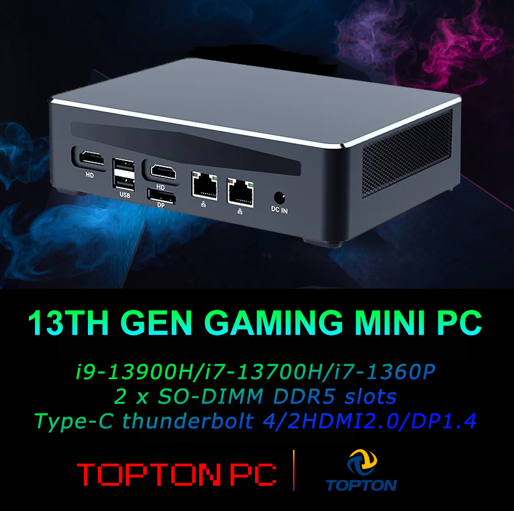 Powerful Desktop Computer with - огляд і ціна Intel Core I9 13900H Mini Pc